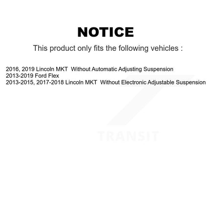 Front Rear Complete Shocks Strut & Coil Spring Assemblies Kit For Ford Flex Lincoln MKT K78M-100432