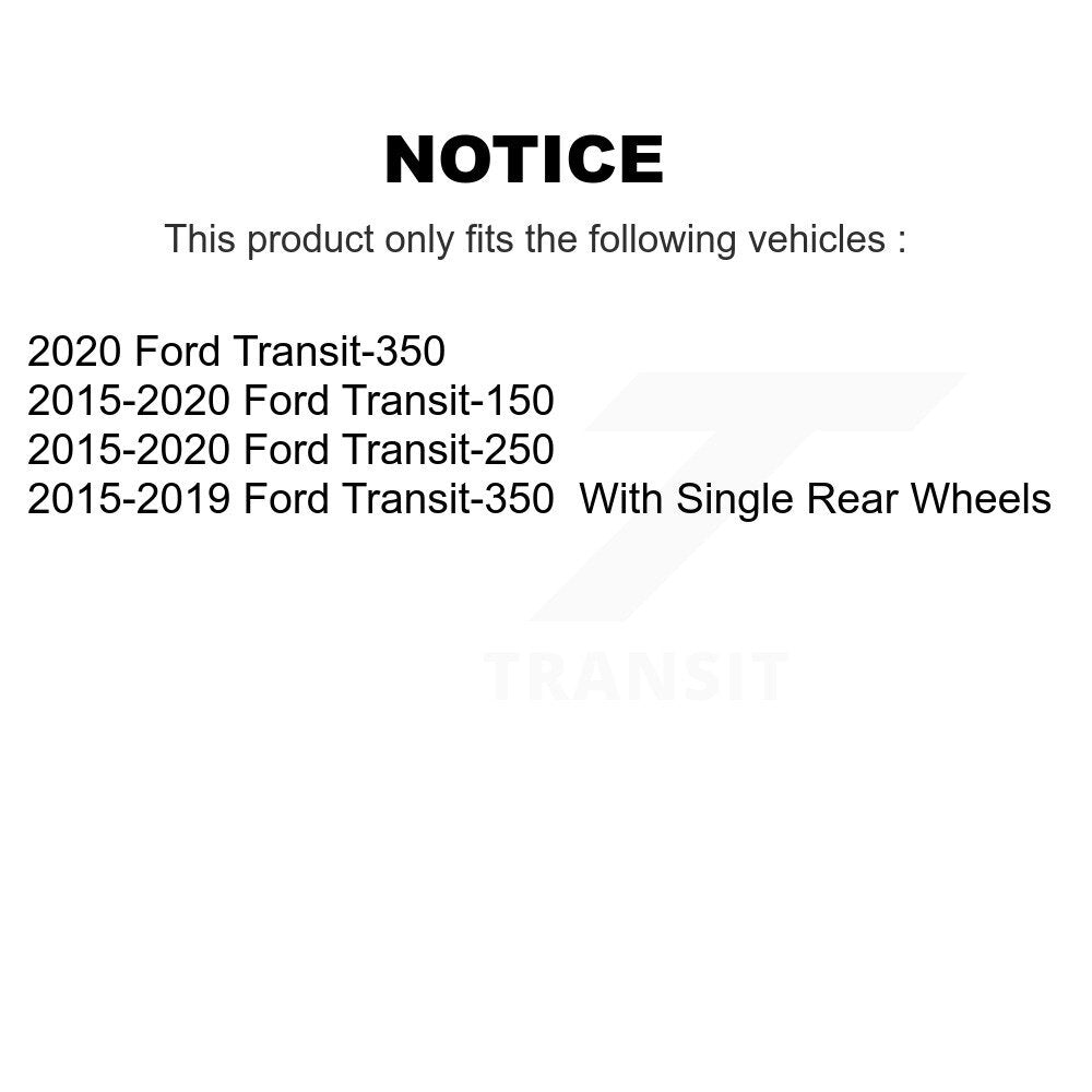 Front Rear Complete Strut & Coil Spring Kit For Ford Transit-250 Transit-150 Transit-350 K78M-100438