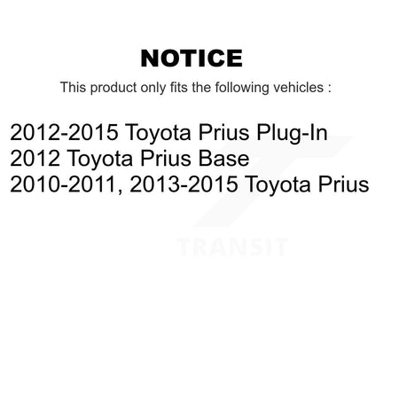 Front Rear Complete Shocks Strut And Coil Spring Assemblies Kit For Toyota Prius Plug-In K78M-100500