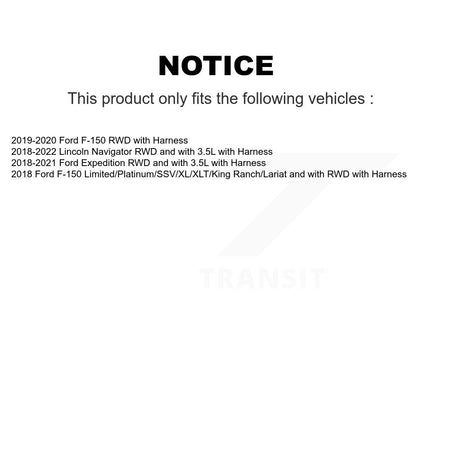 Front Wheel Hub Bearing Extra ABS Sensor Kit For Ford F-150 Expedition Lincoln Navigator K7S-100051