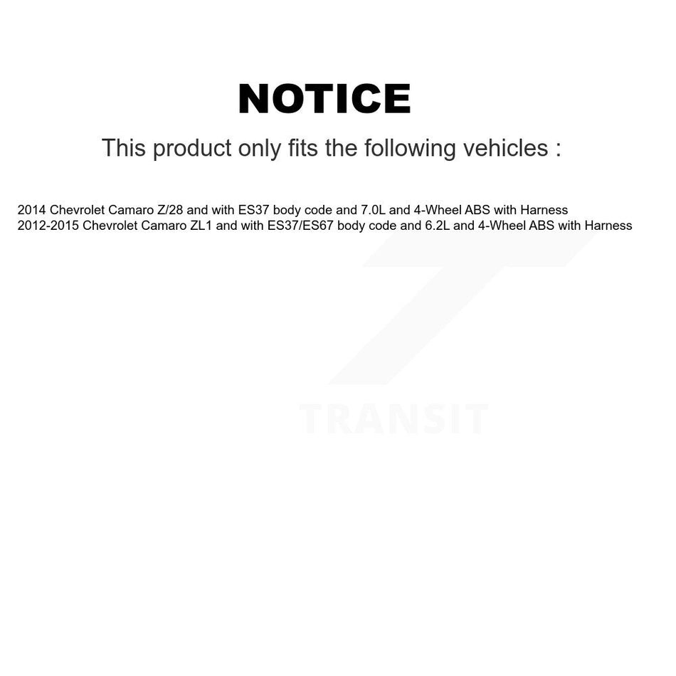 Front Wheel Hub Bearing And ABS Sensor Kit For Chevrolet Camaro with Harness K7S-100163