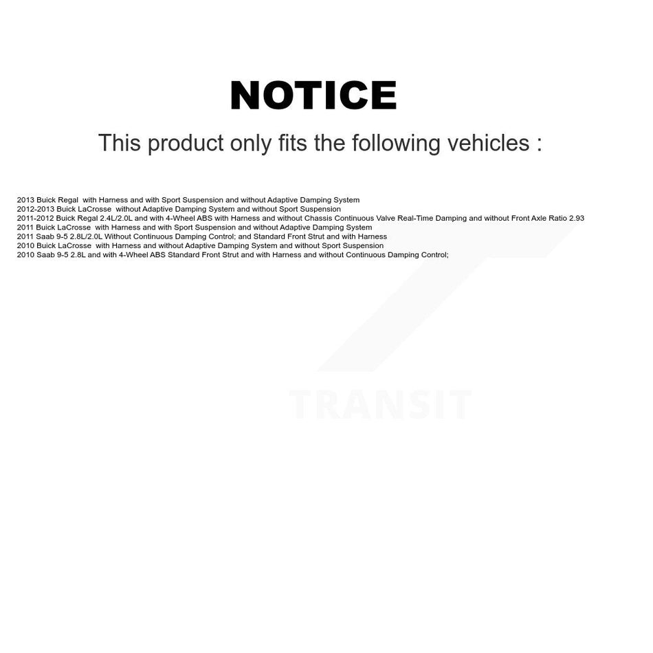 Front Wheel Hub Bearing And ABS Sensor Kit For Buick LaCrosse Regal Saab 9-5 K7S-100188