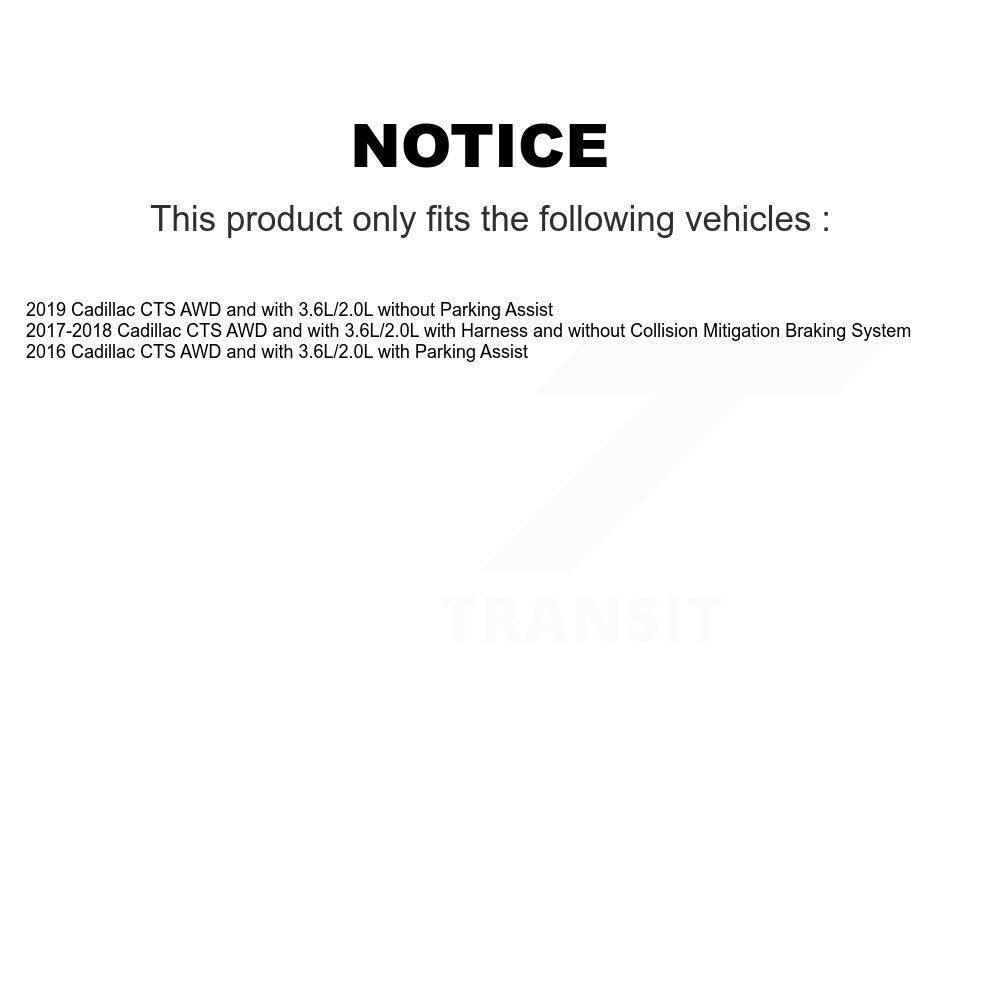 Front Wheel Hub Bearing And ABS Sensor Kit For Cadillac CTS AWD with 3.6L 2.0L K7S-100190