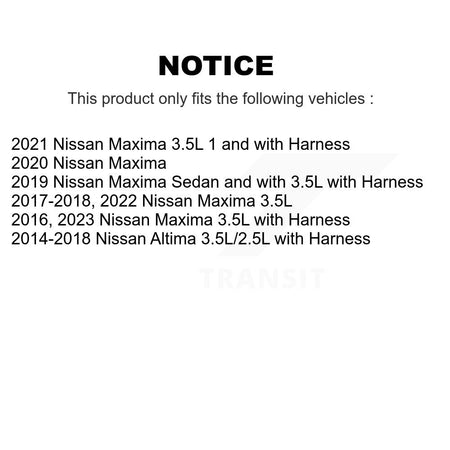 Front Wheel Hub Bearing And ABS Sensor Kit For Nissan Altima Maxima K7S-100206