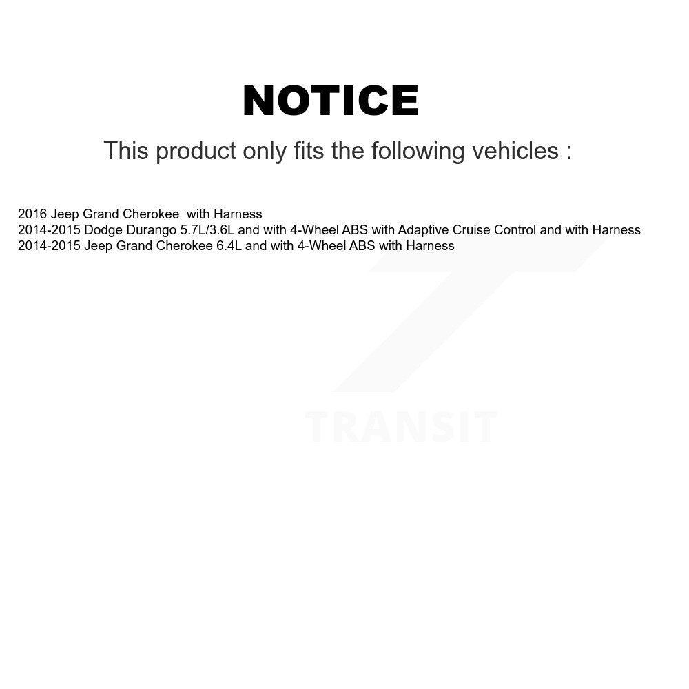 Front Wheel Hub Bearing And ABS Sensor Kit For Jeep Grand Cherokee Dodge Durango K7S-100242