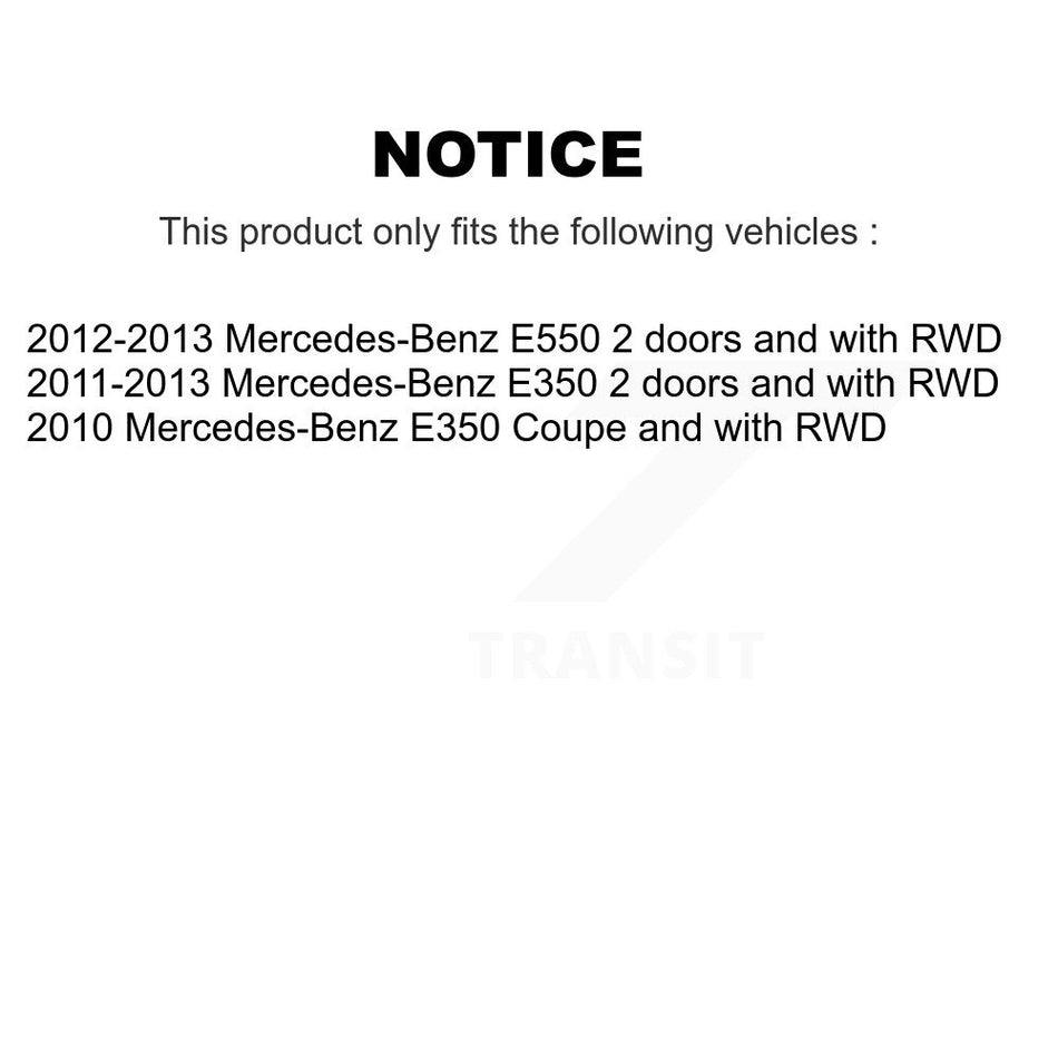 Front Wheel Bearing And ABS Sensor Kit For Mercedes-Benz E350 E550 K7S-100288
