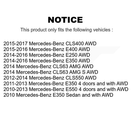 Front Wheel Bearing Sensor Kit For Mercedes-Benz E350 E550 E400 E250 CLS550 CLS400 CLS63 K7S-100294