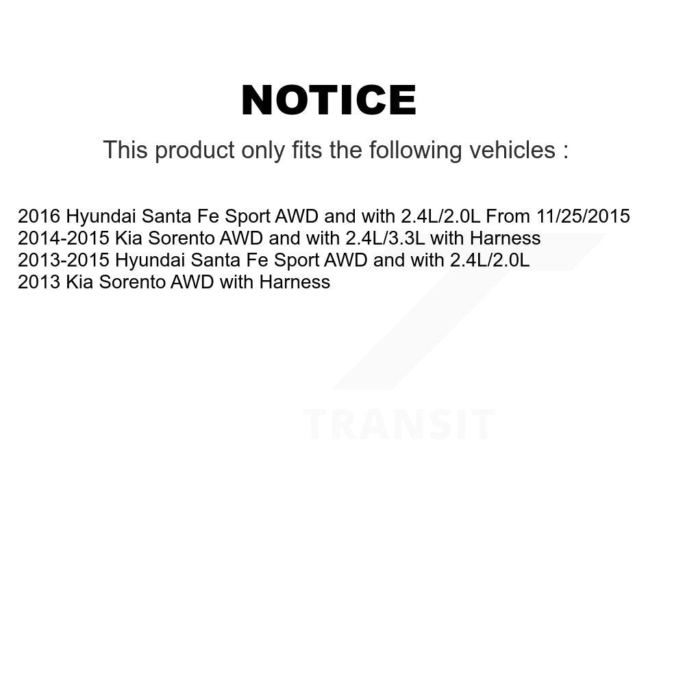 Rear Wheel Hub Bearing And ABS Sensor Kit For Hyundai Santa Fe Sport Kia Sorento K7S-100444