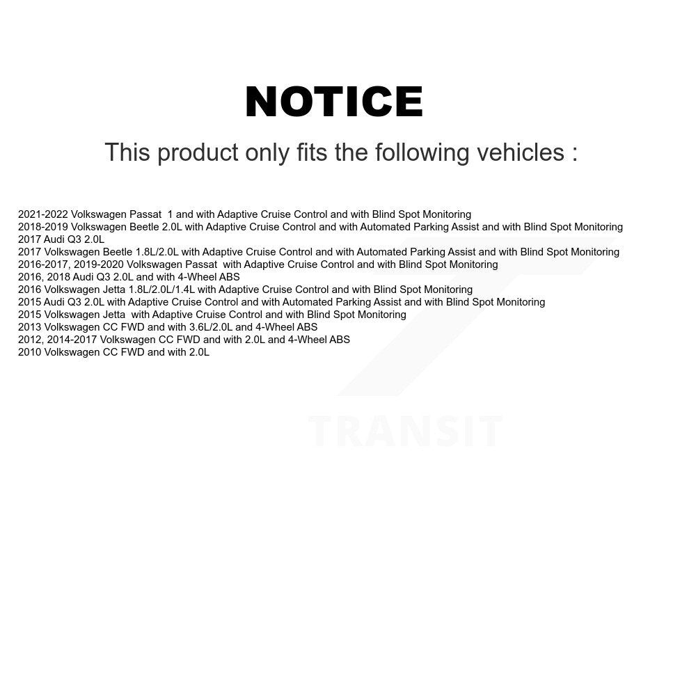 Rear Wheel Hub Bearing And ABS Sensor Kit For Volkswagen Jetta Passat Audi Q3 Beetle CC K7S-100461
