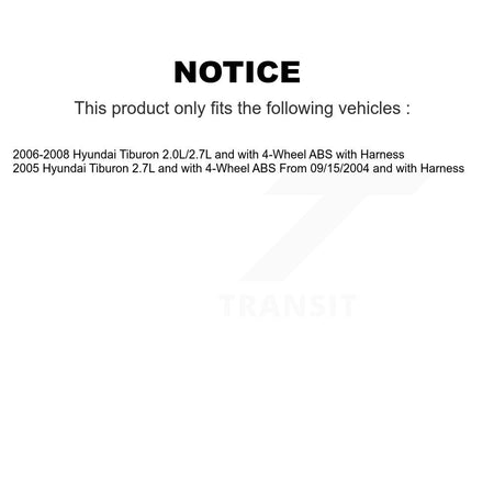 Rear Wheel Hub Bearing And ABS Sensor Kit For Hyundai Tiburon K7S-101068