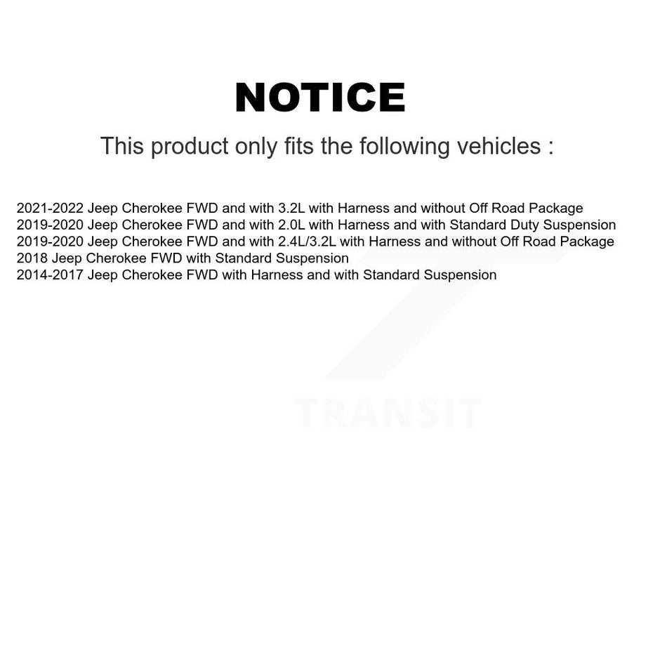 Rear Wheel Hub Bearing & ABS Sensor Kit For Jeep Cherokee FWD with 2.4L 3.2L 4-Wheel K7S-101332