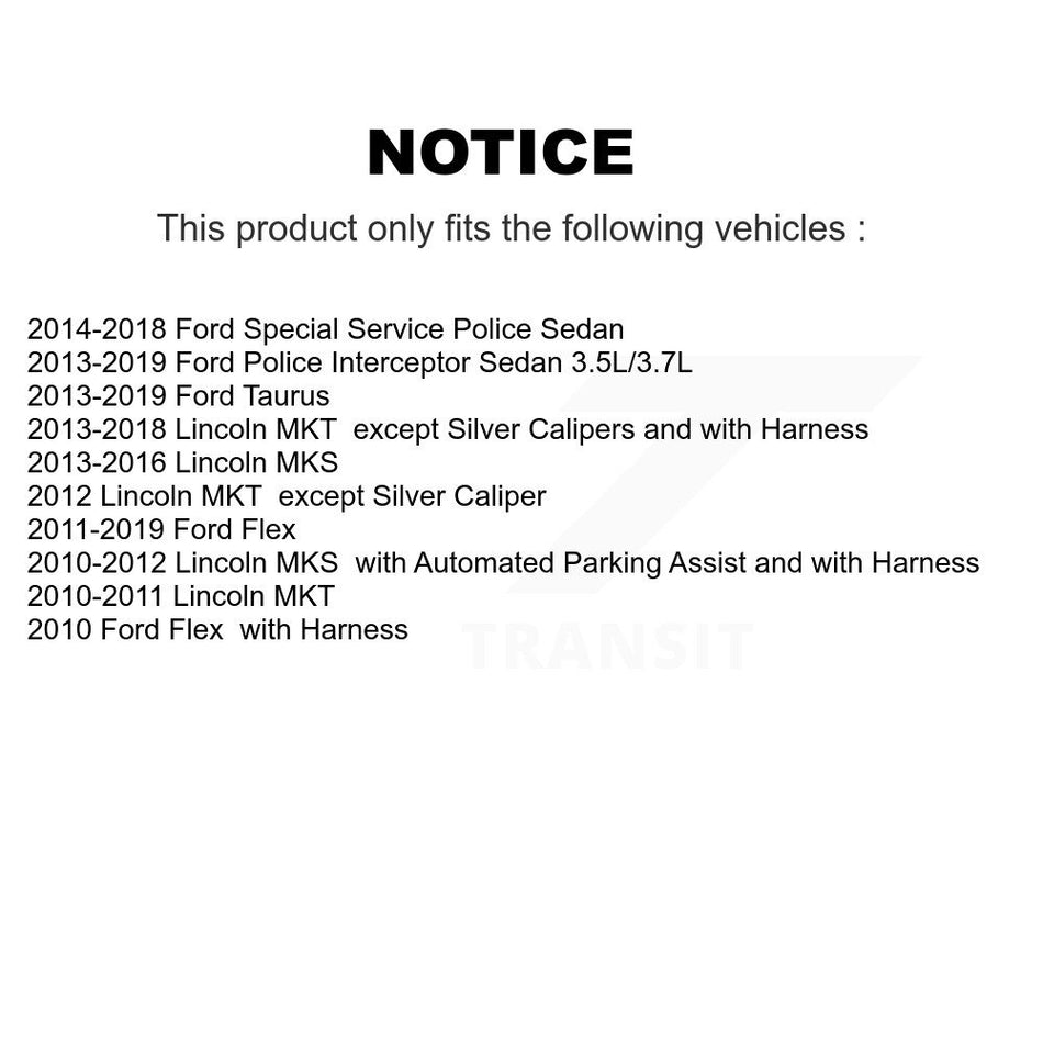 Rear Wheel Hub Bearing & Sensor Kit For Ford Flex Taurus Lincoln Police Interceptor Sedan K7S-101383
