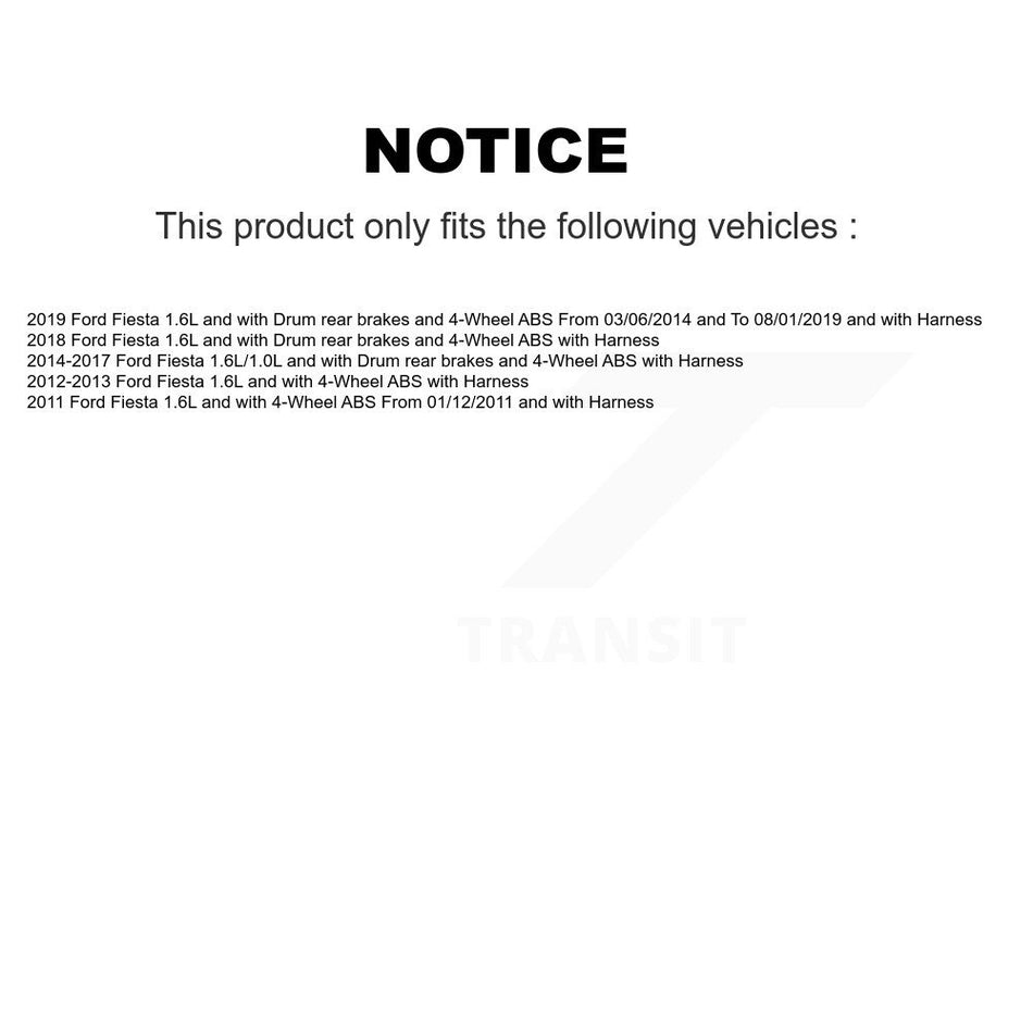 Rear Wheel Hub Bearing And ABS Sensor Kit For Ford Fiesta K7S-101451