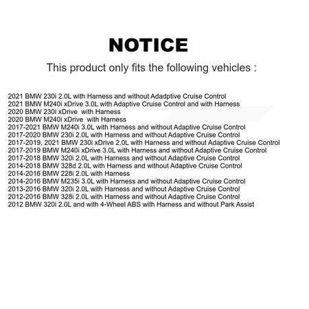 Rear Wheel Bearing And ABS Sensor Kit For BMW 230i xDrive 328i M240i 320i M235i 228i 328d K7S-101486