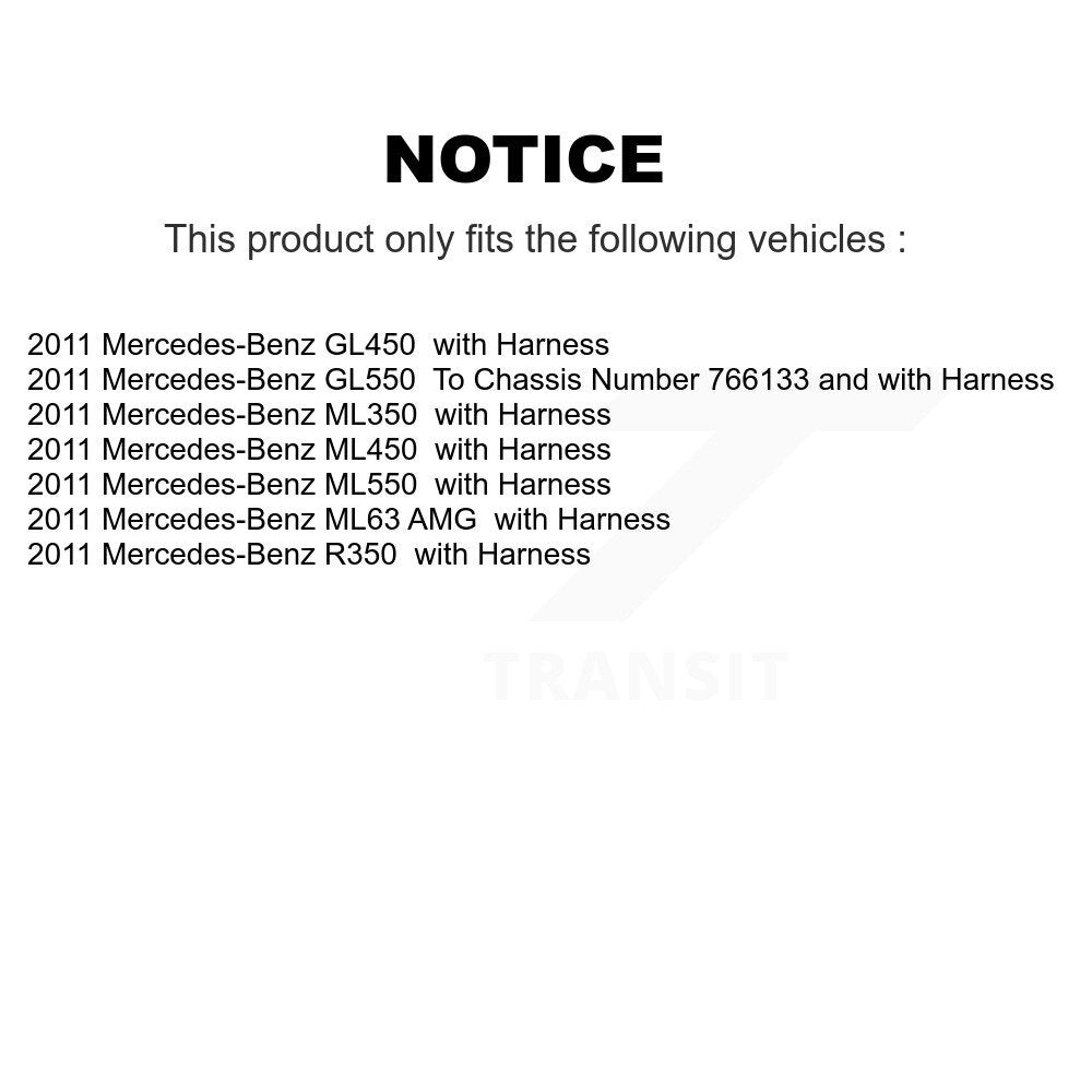 Rear Wheel Bearing ABS Sensor Kit For Mercedes-Benz ML350 R350 ML550 GL550 GL450 ML63 AMG K7S-101498