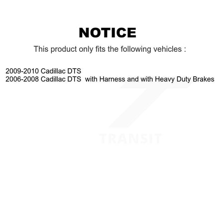 Rear Wheel Hub Bearing And Extra ABS Sensor Kit For Cadillac DTS K7S-101599