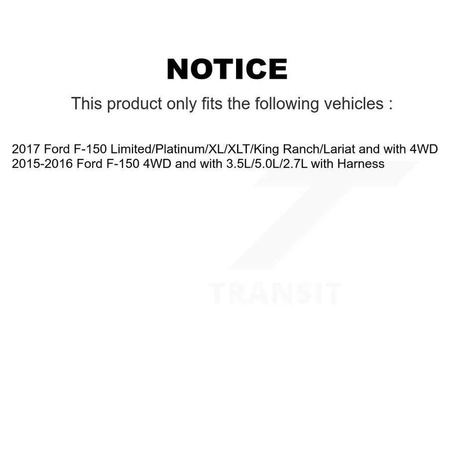 Front Wheel Hub Bearing And Extra ABS Sensor Kit For Ford F-150 K7S-101857