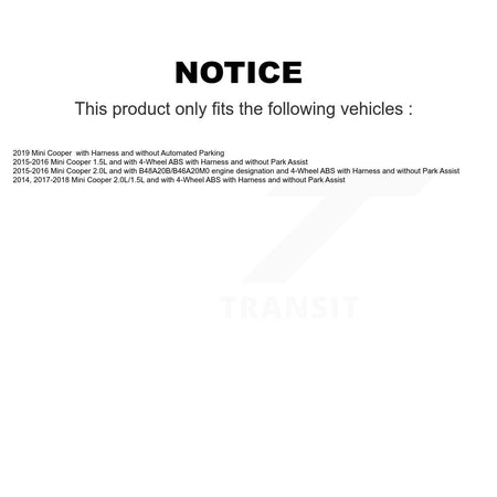 Front Wheel Hub Bearing And ABS Sensor Kit For Mini Cooper K7S-101885