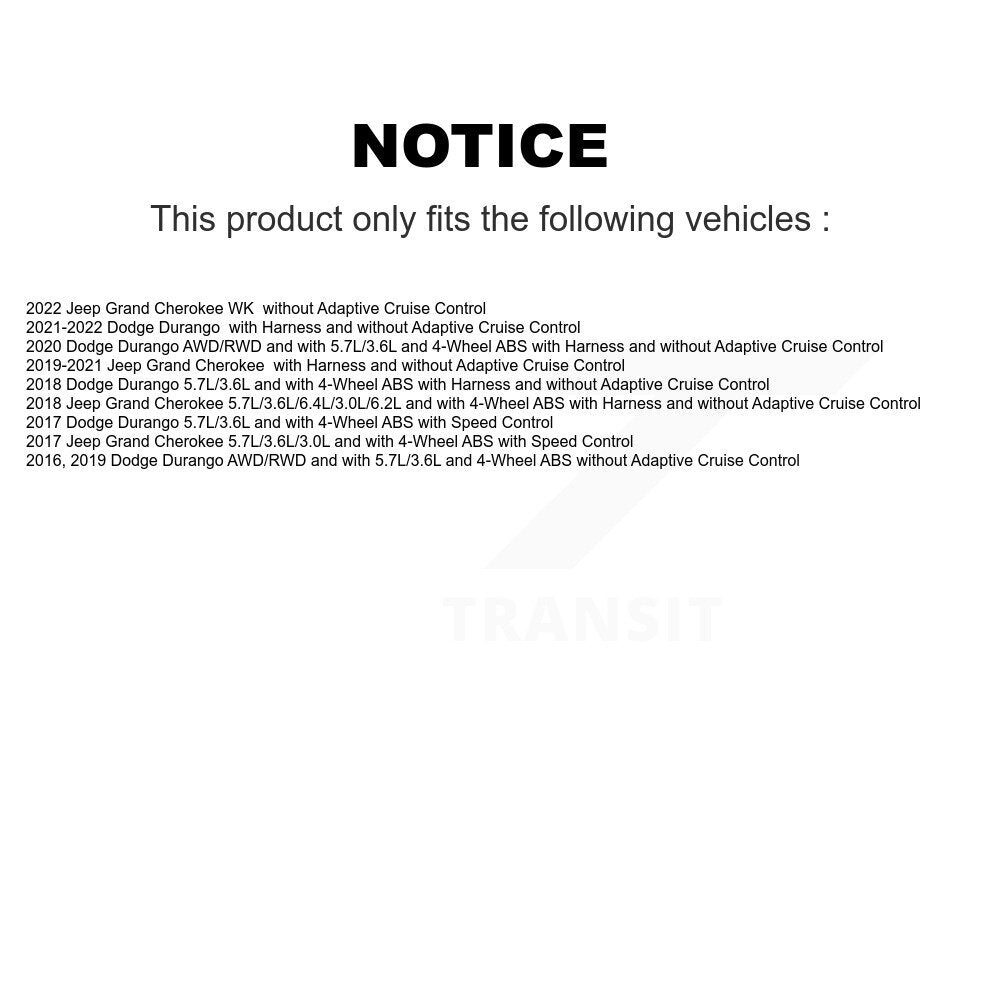 Front Wheel Hub Bearing And ABS Sensor Kit For Jeep Grand Cherokee Dodge Durango WK K7S-101892