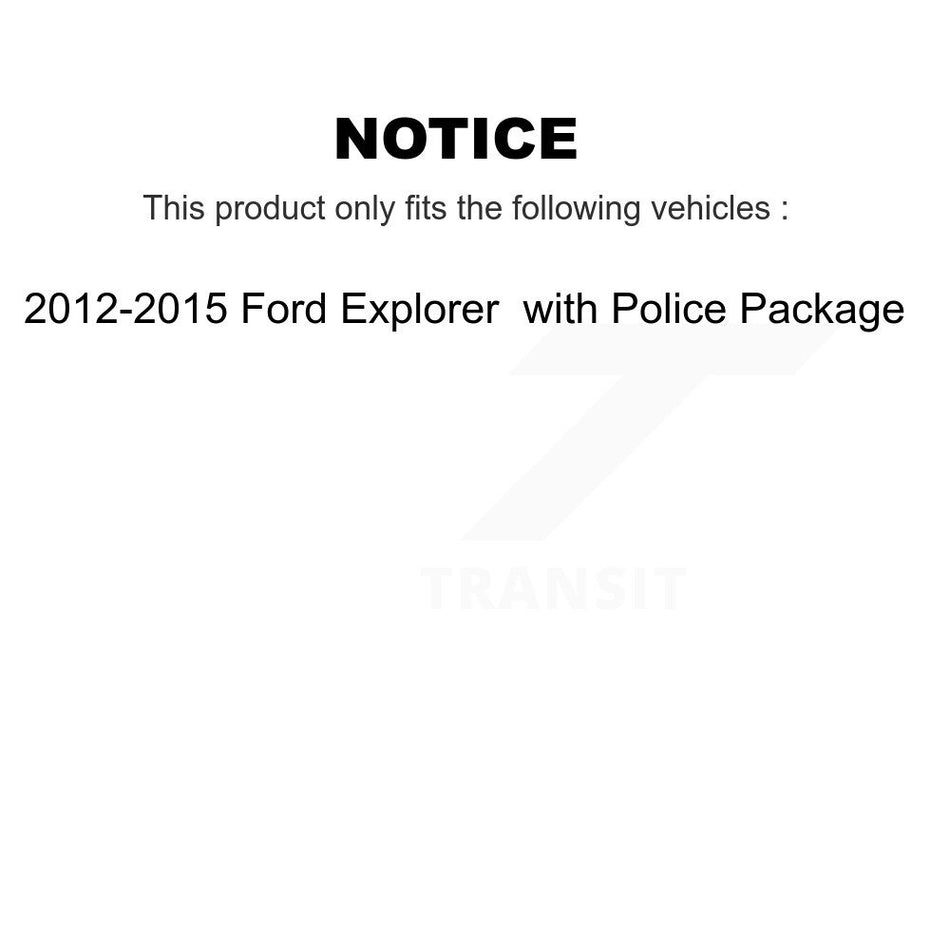 Front Wheel Hub Bearing & ABS Sensor Kit For Ford Police Interceptor Utility with Harness K7S-101961