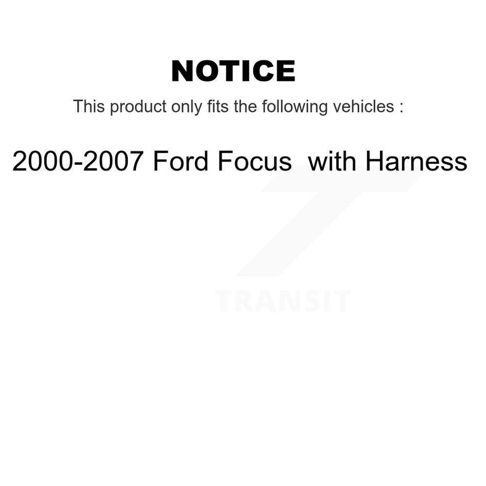 Front Wheel Bearing And ABS Sensor Kit For 2000-2007 Ford Focus with Harness K7S-102064