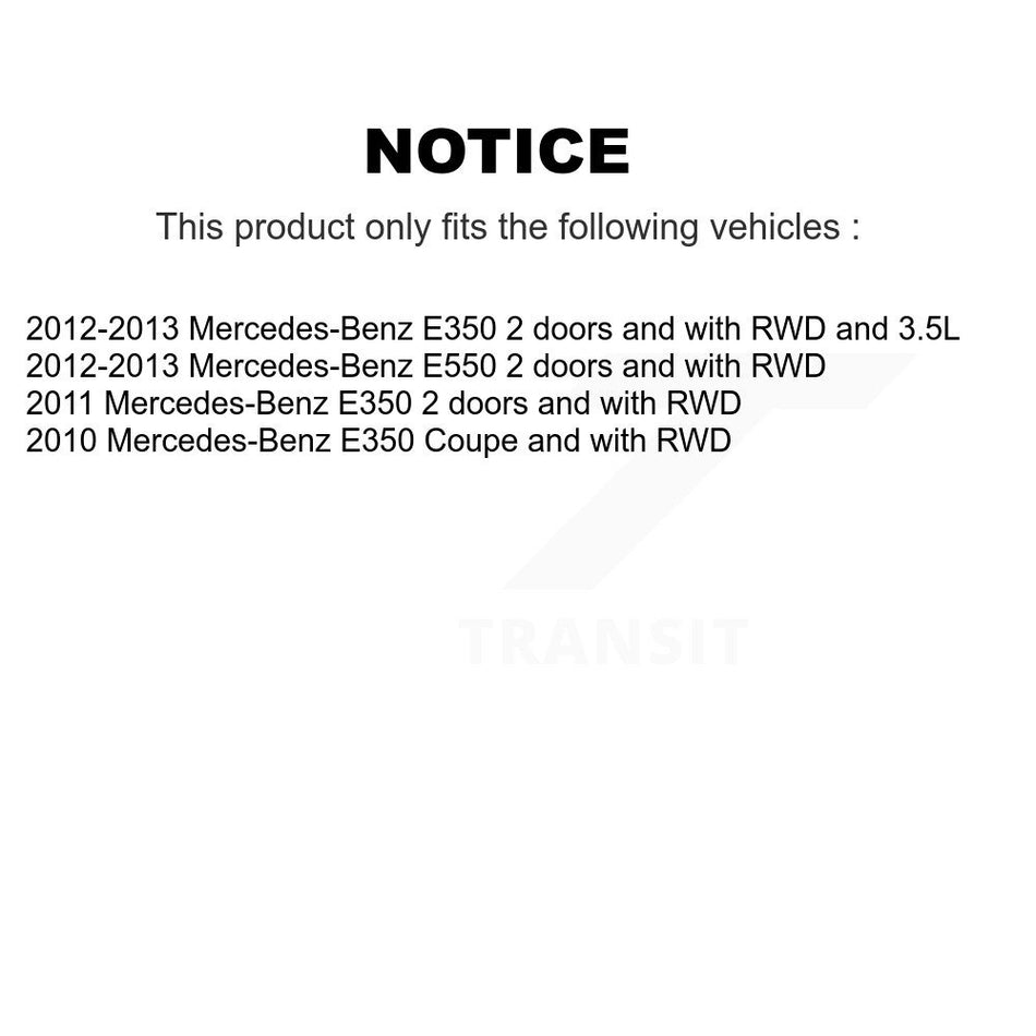 Front Wheel Bearing And ABS Sensor Kit For Mercedes-Benz E350 E550 K7S-102074