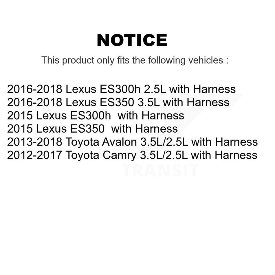 Front Wheel Bearing & Sensor Kit For Toyota Camry Lexus ES350 Avalon ES300h with Harness K7S-102103