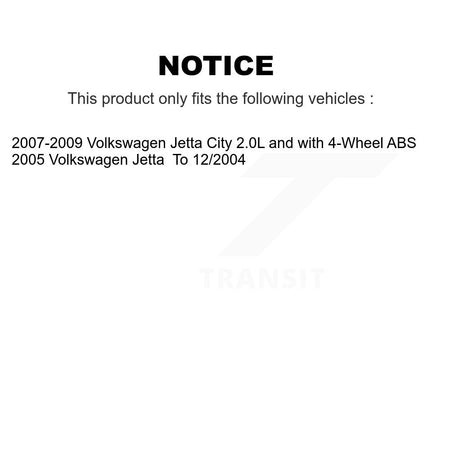Front Wheel Hub Bearing And ABS Sensor Kit For Volkswagen Jetta City K7S-102271