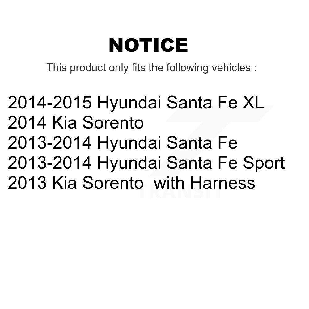 Front Wheel Hub Bearing And ABS Sensor Kit For Hyundai Santa Fe Sport Kia Sorento XL K7S-102400