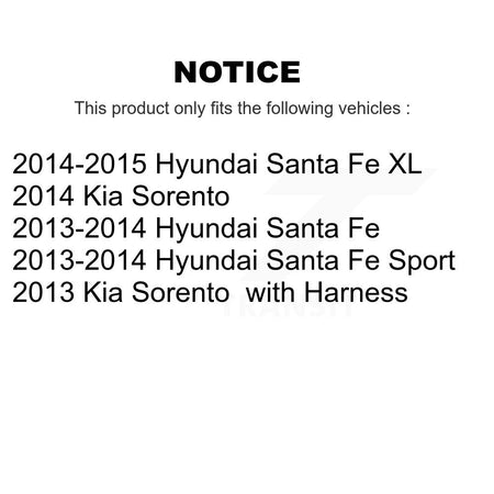 Front Wheel Hub Bearing And ABS Sensor Kit For Hyundai Santa Fe Sport Kia Sorento XL K7S-102400