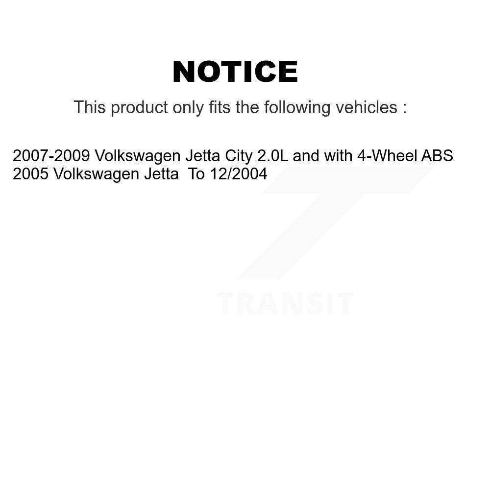 Front Wheel Hub Bearing And ABS Sensor Kit For Volkswagen Jetta City K7S-102588