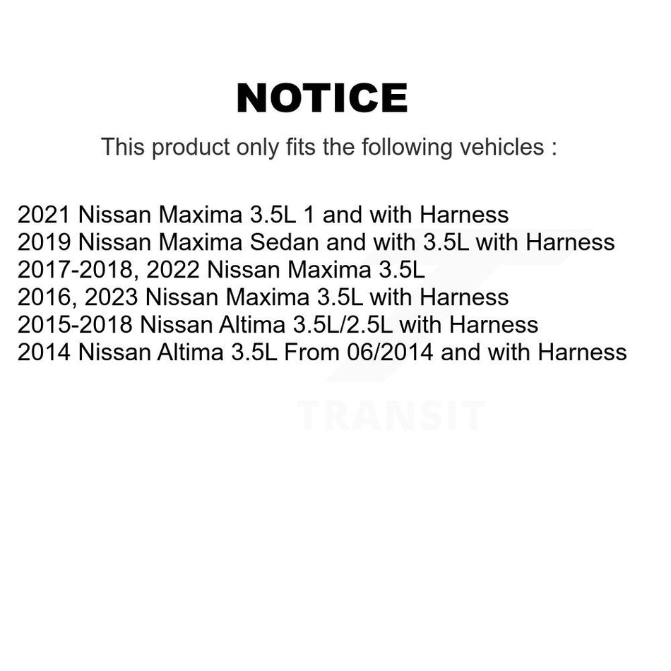 Front Rear Wheel Hub Bearing And ABS Sensor Kit For Nissan Altima Maxima K7S-102946