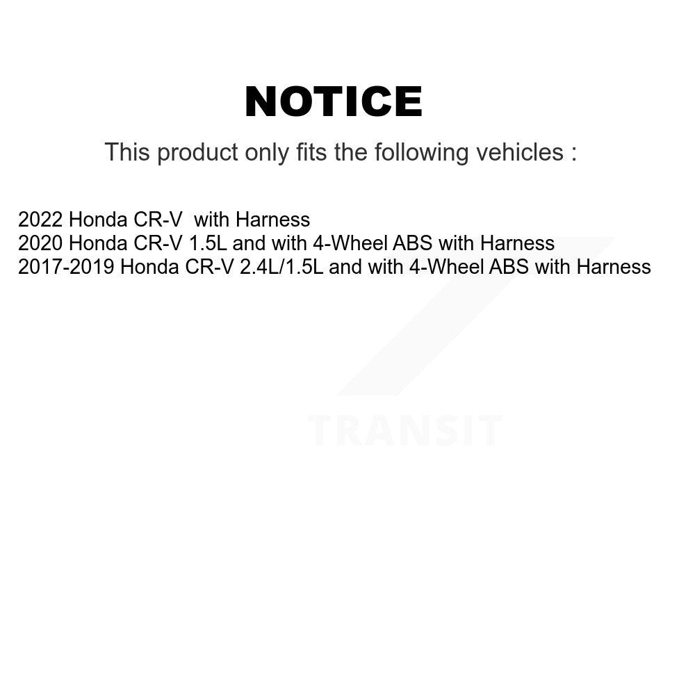 Front Wheel Bearing And ABS Sensor Kit For Honda CR-V with Harness K7S-103109