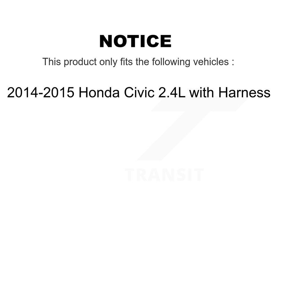 Front Wheel Bearing And ABS Sensor Kit For 2014-2015 Honda Civic 2.4L with Harness K7S-103115