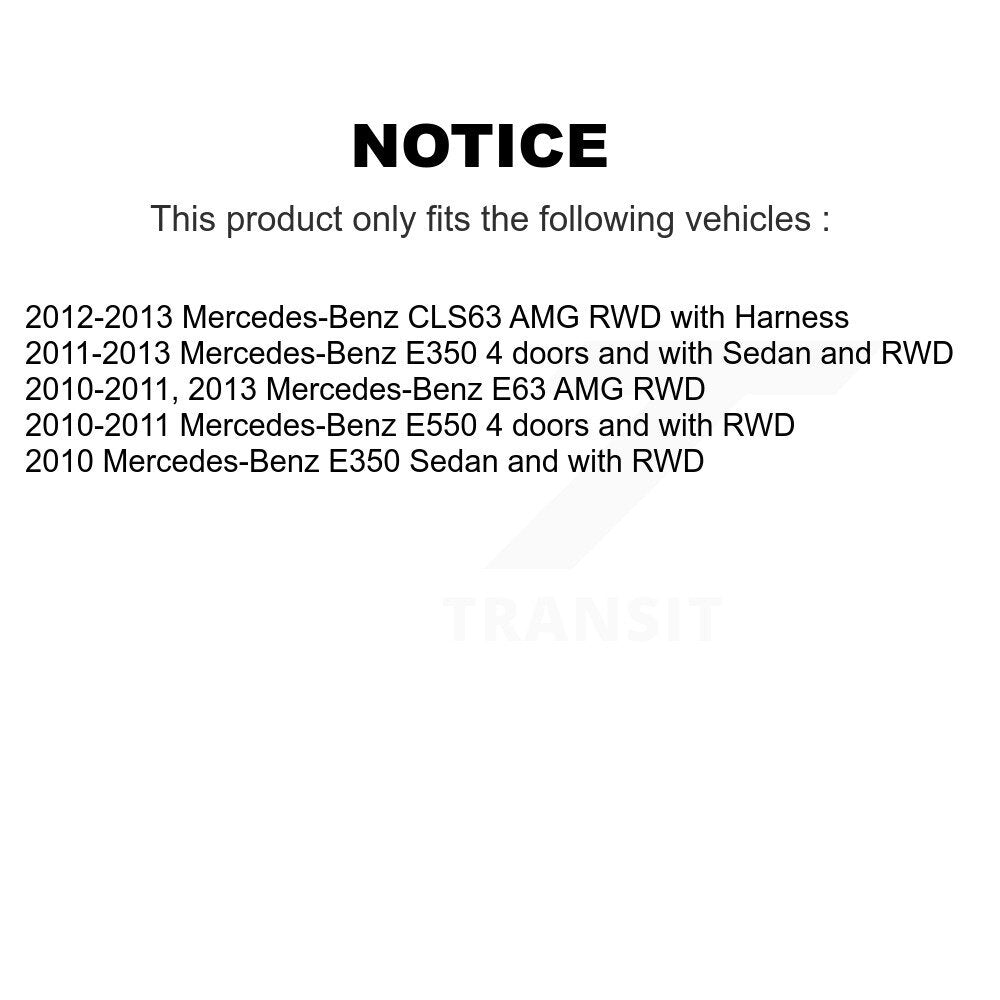 Front Wheel Hub Bearing And ABS Sensor Kit For Mercedes-Benz E350 E550 E63 AMG CLS63 K7S-103221