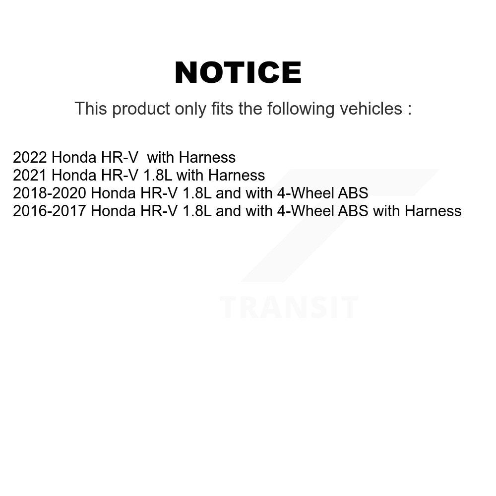 Front Wheel Bearing And ABS Sensor Kit For Honda HR-V K7S-103229