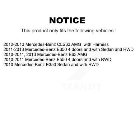 Front Wheel Hub Bearing And ABS Sensor Kit For Mercedes-Benz E350 E550 E63 AMG CLS63 K7S-103293