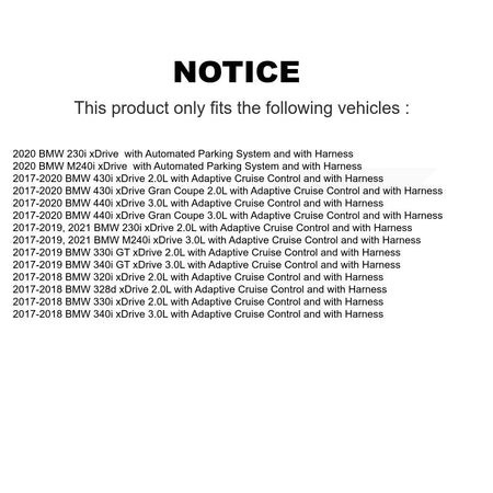 Front Wheel Hub Bearing Sensor Kit For BMW 330i xDrive 230i 430i Gran Coupe 340i 440i GT K7S-103466