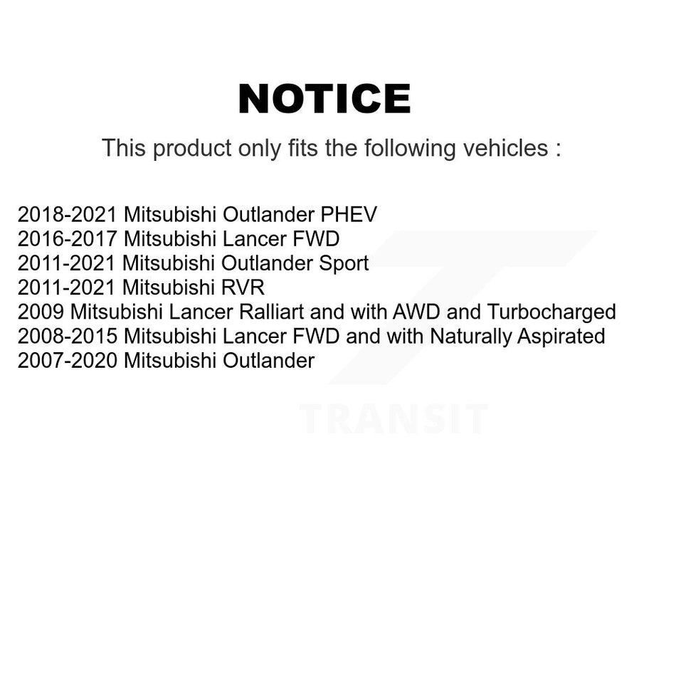 Front Wheel Bearing And Tie Rod End Kit For Mitsubishi Outlander Sport Lancer RVR K7T-100054