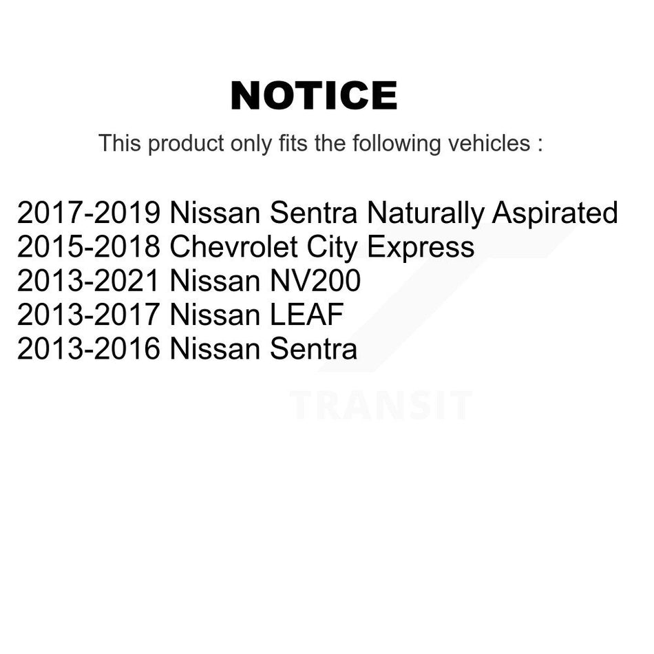 Front Wheel Bearing And Tie Rod End Kit For Nissan Sentra NV200 Leaf LEAF K7T-100412