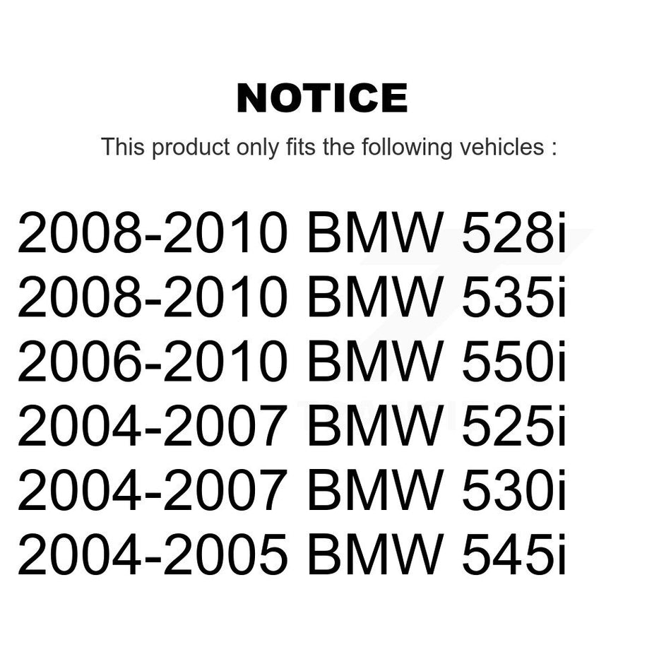 Front Hub Bearing Assembly And Link Kit For BMW 530i 528i 525i 535i 550i 545i K7T-100767