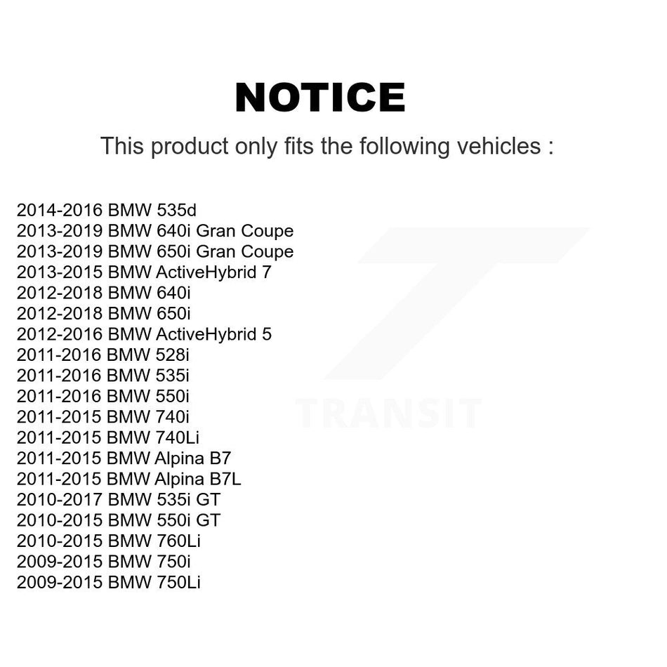 Front Hub Bearing Assembly And Link Kit For BMW 535i 528i 750Li 550i 650i 750i 740Li 740i 640i GT 535d Alpina B7 Gran Coupe ActiveHybrid 5 xDrive 760Li B7L 7 K7T-101086
