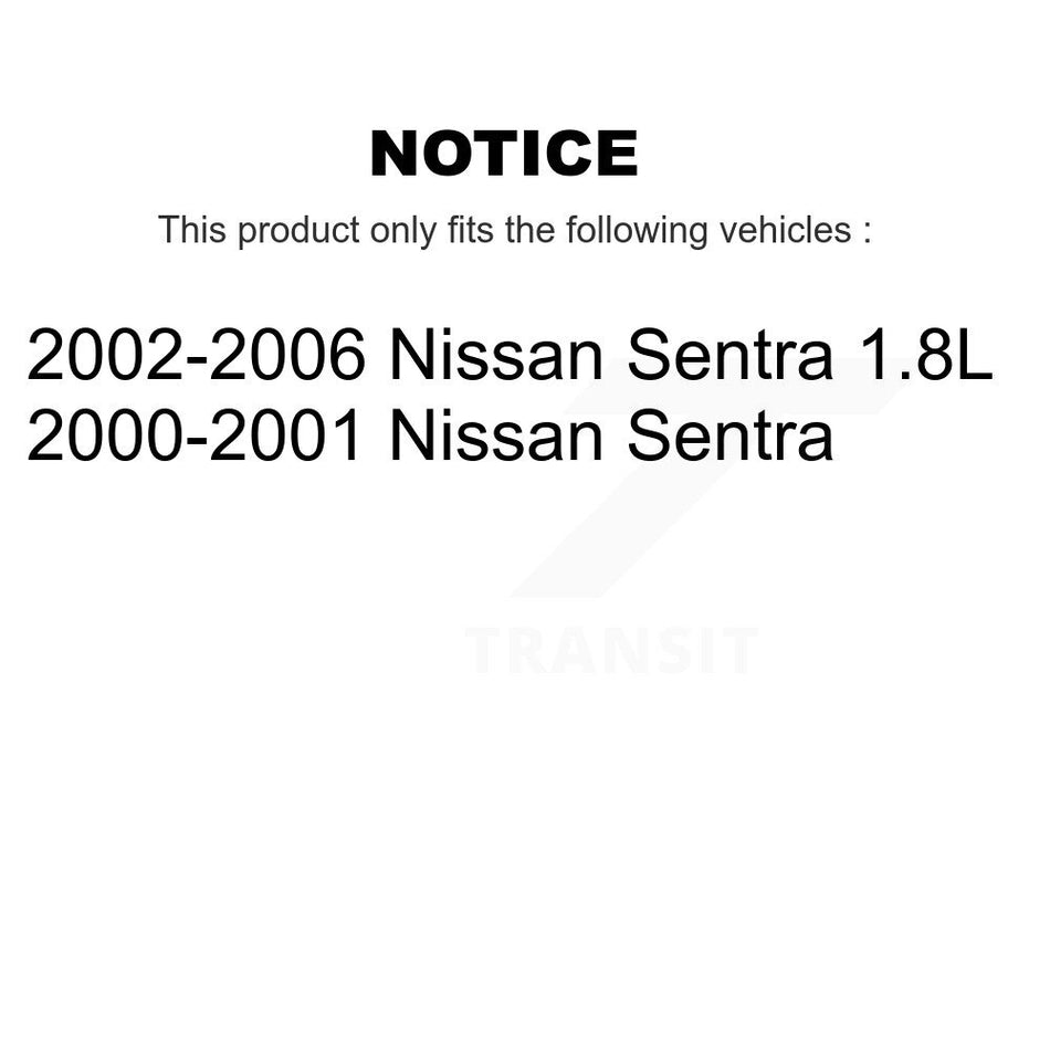 Rear Brake Drums Pair For Nissan Sentra K8-101909