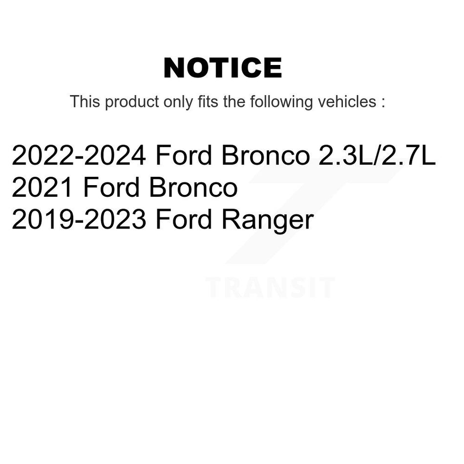 Front Disc Brake Rotors Pair For Ford Ranger Bronco K8-102293