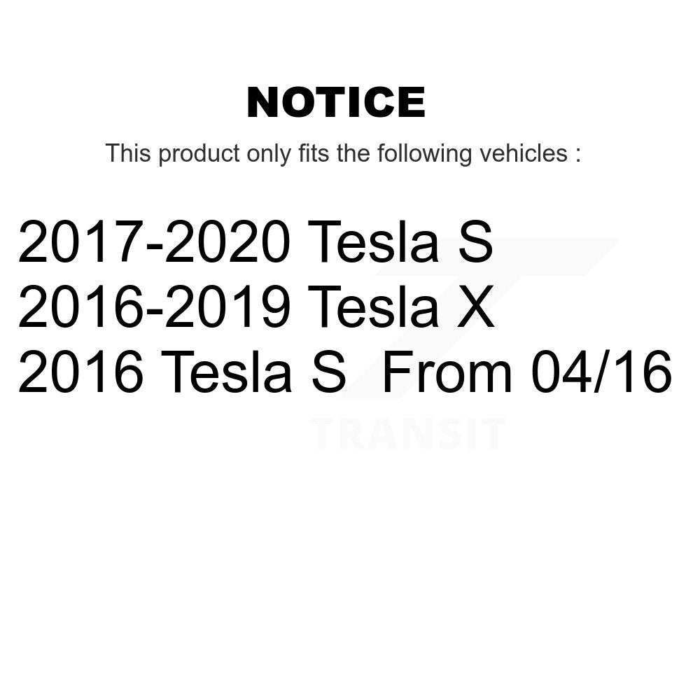 Rear Disc Brake Rotors Pair For Tesla S X K8-102349