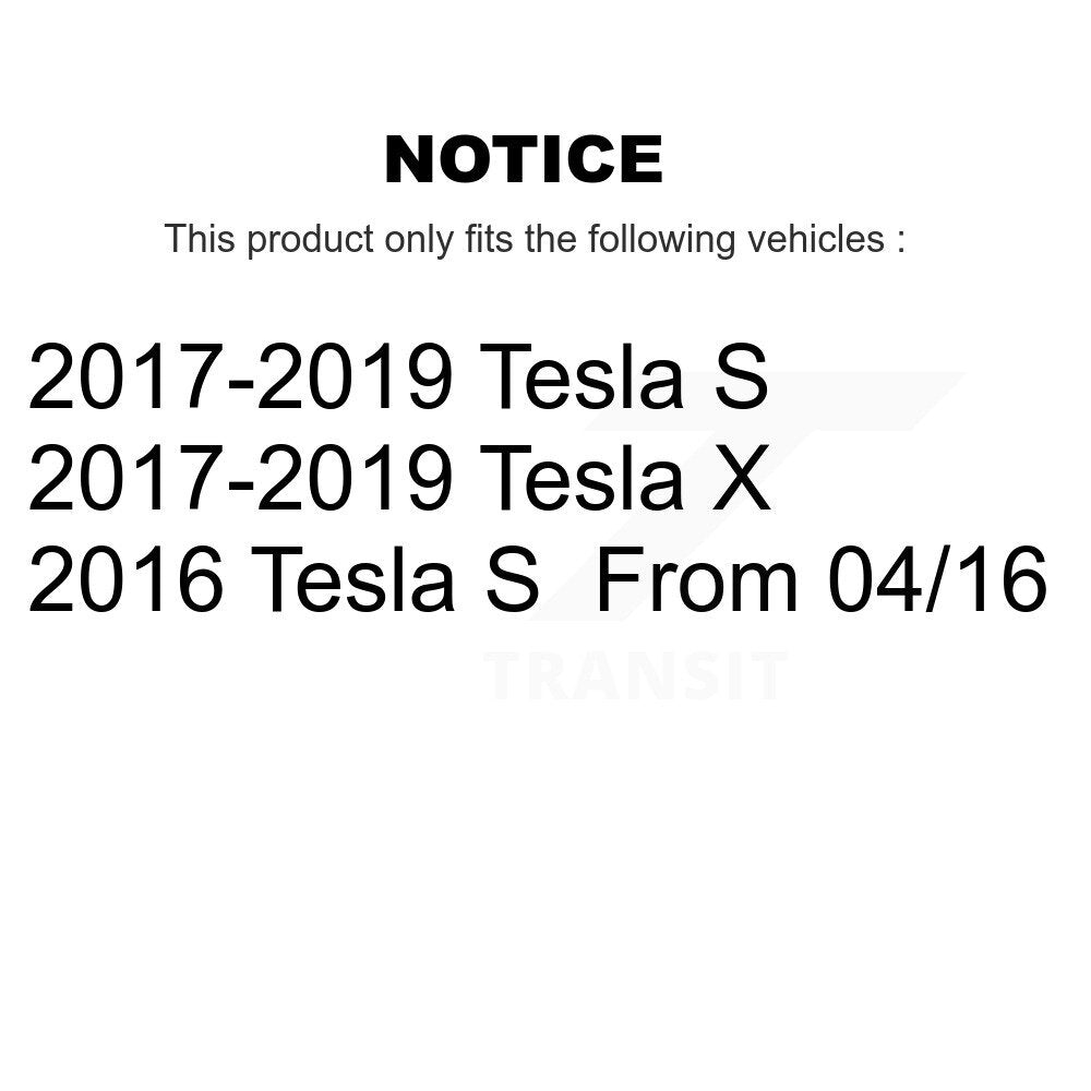 Front Rear Disc Brake Rotors Kit For Tesla S X K8-102367