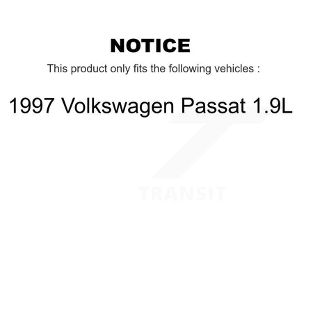 Front Rear Disc Brake Rotors Kit For 1997 Volkswagen Passat 1.9L K8-102422