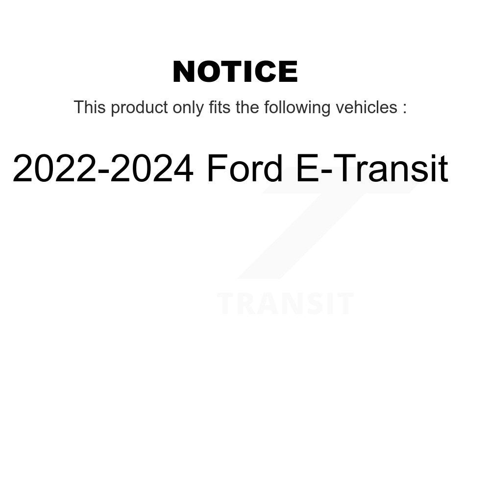 Rear Disc Brake Rotors Pair For 2022-2024 Ford E-Transit K8-102678