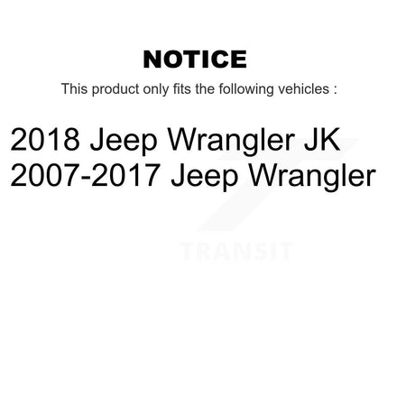 Rear Disc Brake Rotors And Ceramic Pads Kit For Jeep Wrangler JK K8A-101170
