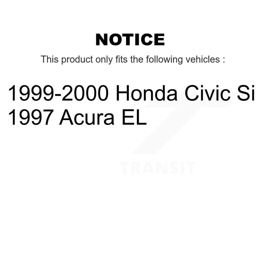 Front Rear Ceramic Pads And Disc Brake Rotors Kit For Honda Civic Acura EL K8A-102014
